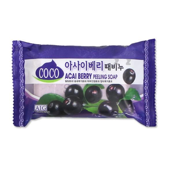 COCO 아시아베리 때비누 -T1/때밀이/바디워시/타올/목욕파우치