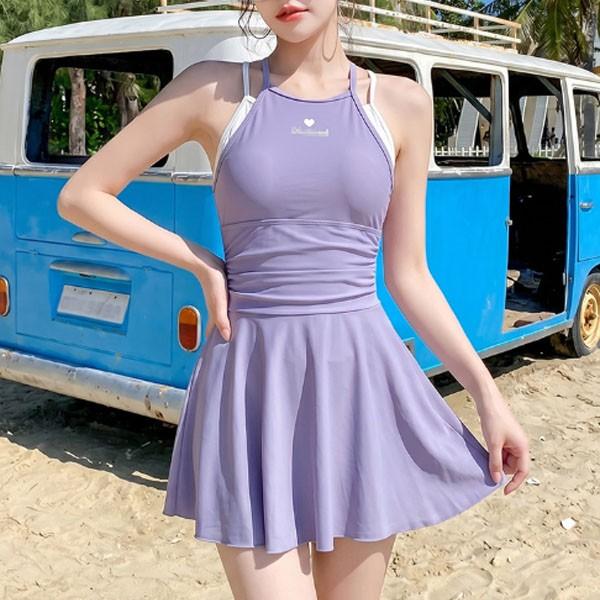 은창]썸머 다이어리 홀터 러블리 원피스 수영복 원피스 몸매보정 치마 세트 비키니 바지 여름 휴가 물놀이