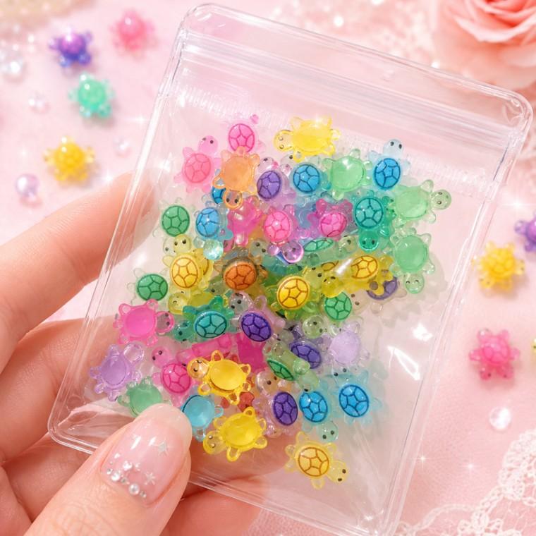 행운 거북이 파츠 네일 다꾸 폰케이스 키링 DIY 데코 부자재