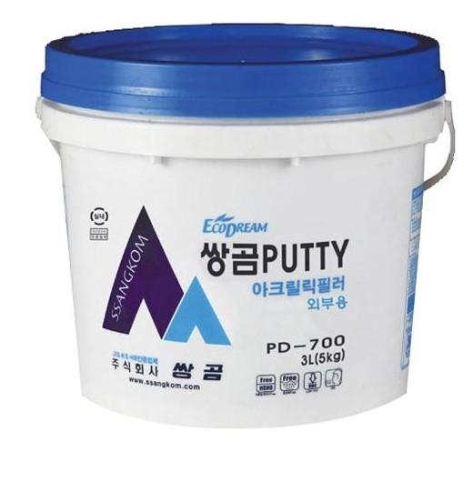 쌍곰 건축용퍼티 쌍곰퍼티 PD-700 (5kg)