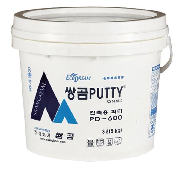 쌍곰 건축용퍼티 쌍곰퍼티 PD-600 (5kg)