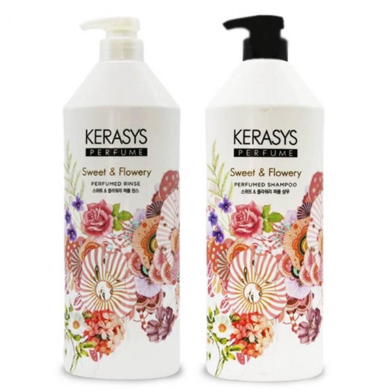 케라시스 쟈스민향 샴푸 린스 스위트앤 플라워1000ml 택1