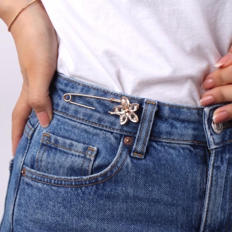 옷수선 옷고정 꽃 옷핀 8cm