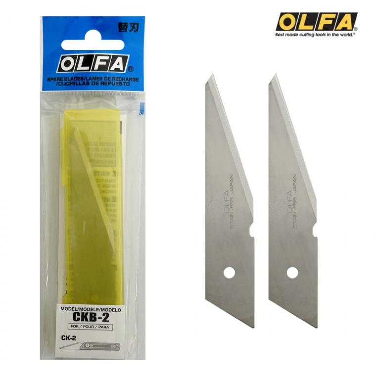 OLFA 목공용 커터칼날 리필(교체용 CKB-2) 컷터 공예