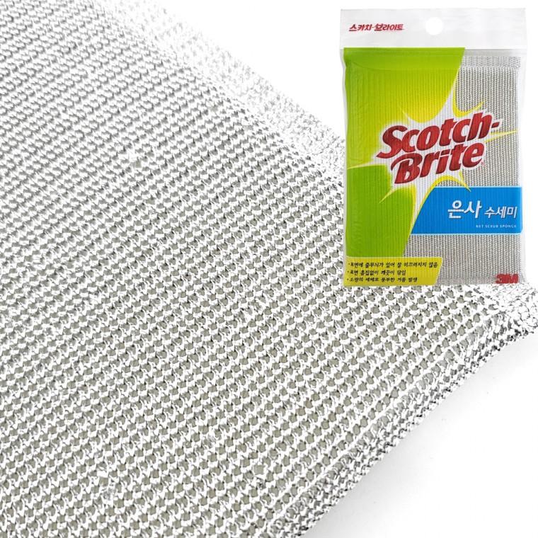 3M 은사 수세미1P 140x190 설거지용 가정 식당 업소