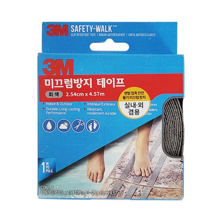 3M 계단 미끄럼방지테이프 (7646 회색) 논슬립 실내외