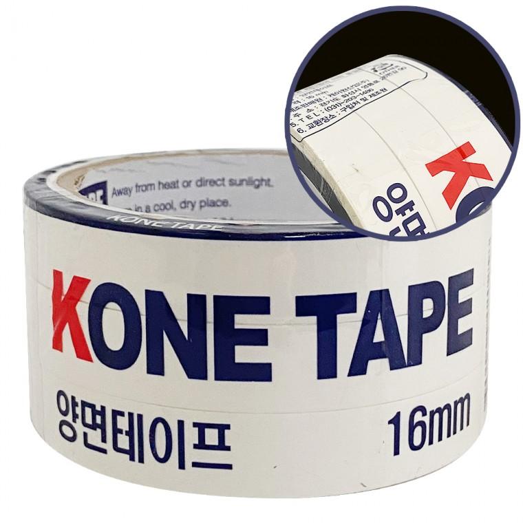 KONE 종이 양면테이프(3등분 0258)양면테잎 16mmX약6M