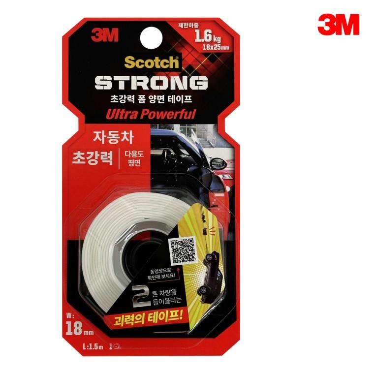 3M 초강력 폼 양면테이프 (다용도 평면)UP115A 자동차