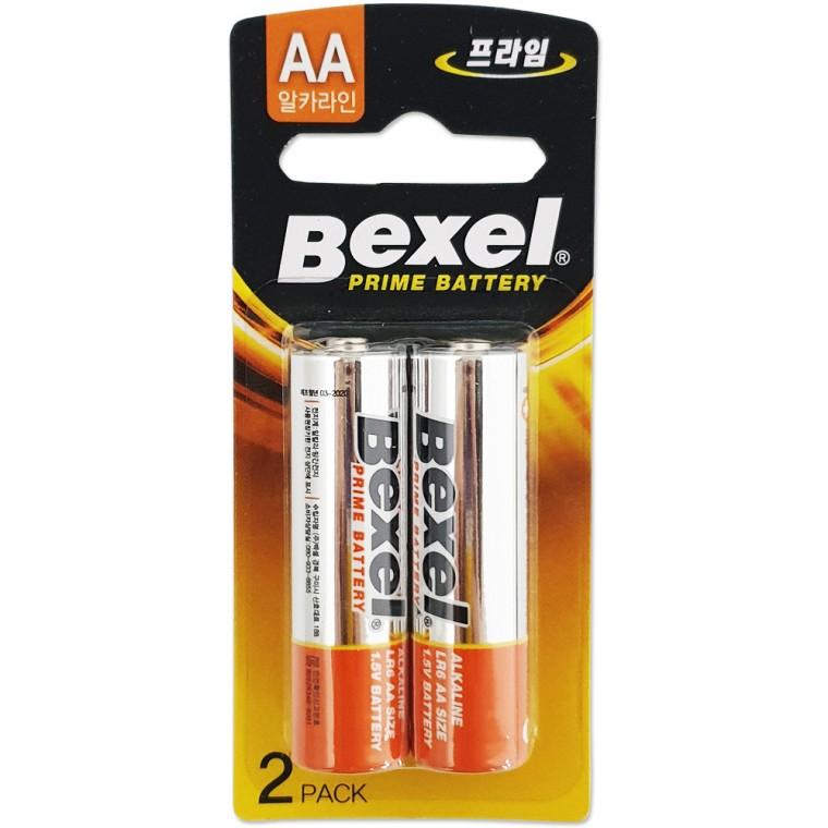 벡셀 알카라인 (프라임 AA건전지2p) 배터리 1.5V