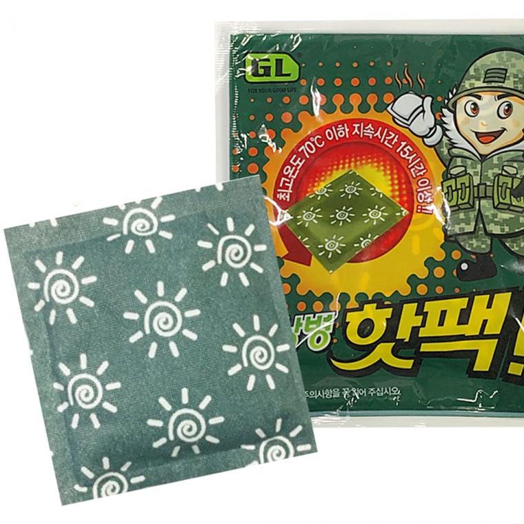 박상병 핫팩(1P)손난로 군용 포켓용 대용량 보온대