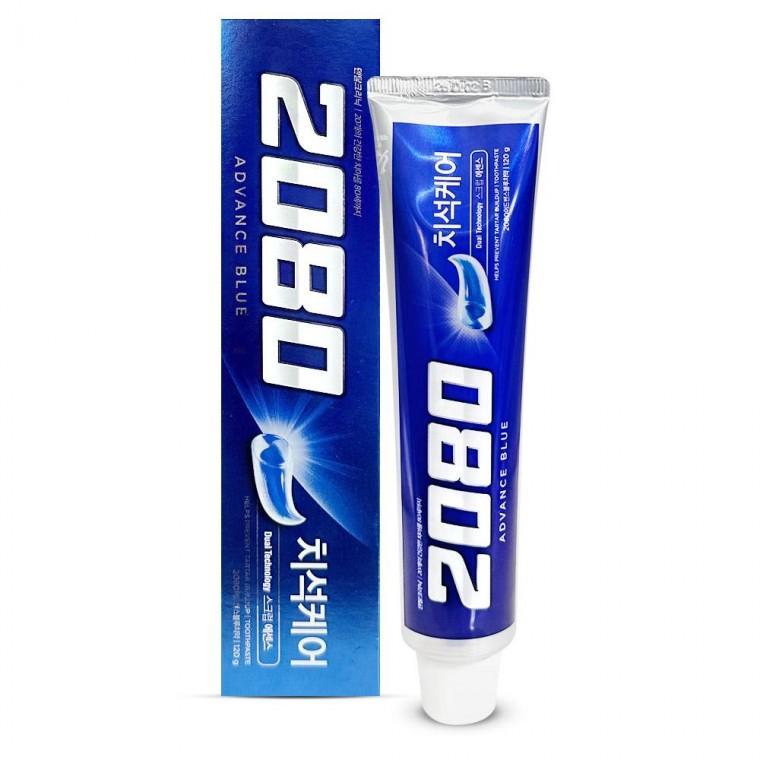 2080 어드밴스 블루 치석 케어 치약 120g