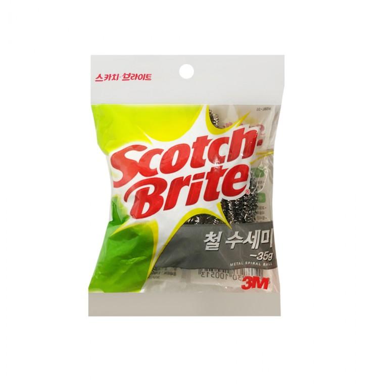 3M 철수세미1p (35g)스텐수세미 찌든때제거 주방 스퐁