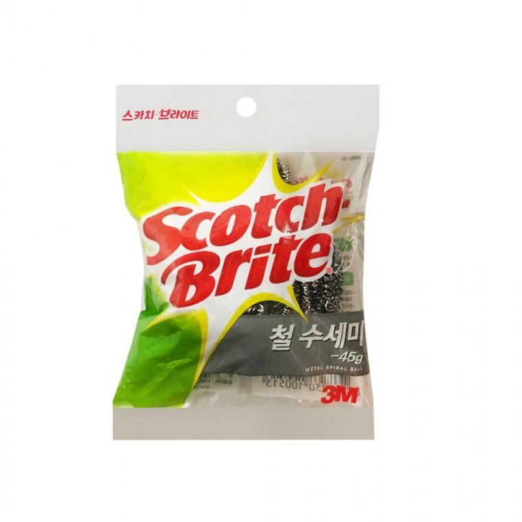 3M 철수세미1p (45g)스텐수세미 찌든때제거 주방 스퐁