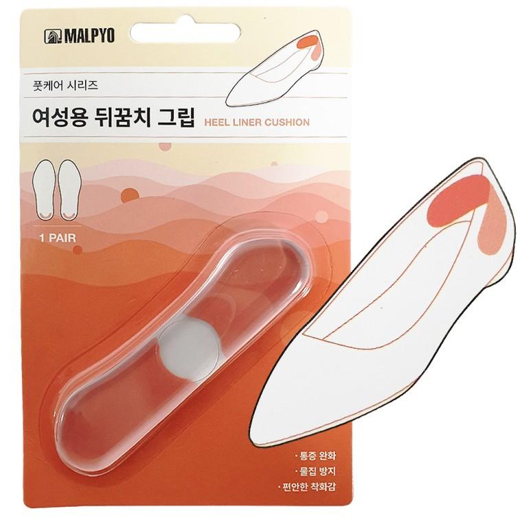 말표 여성용 뒤꿈치 그립 (투명젤 0186) 발뒷꿈치패드