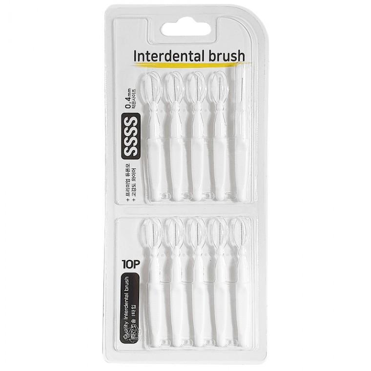 우일 치간칫솔I타입 0.4mm (10P SSSS)8700 치석브러쉬