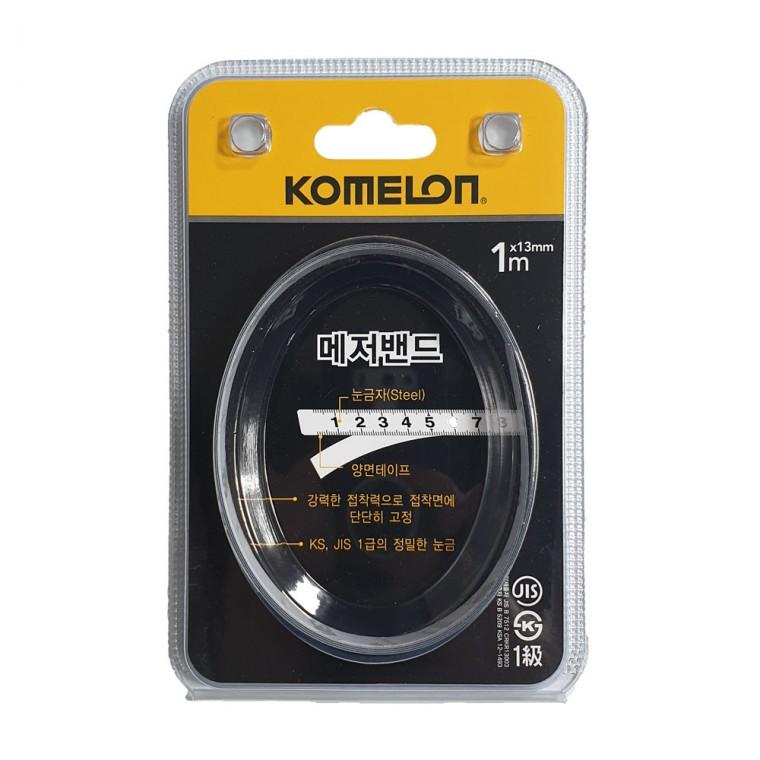 코메론 메저밴드 줄자1m(KMF10) 피트자 접착줄자 측정