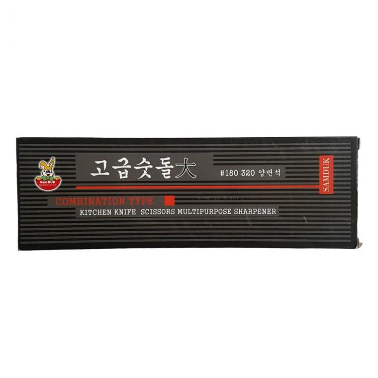 삼덕 고급숫돌(대) 양면숫돌 180번 320번 칼갈이 연마