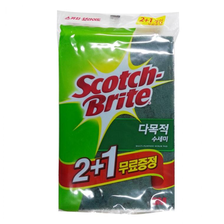 3M 스카치 브라이트 다목적 수세미 2+1 (150x230)