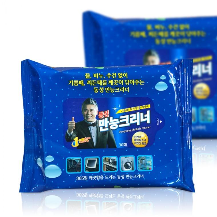 동성 만능크리너 30매 티슈형 찌든때 때제거 리필