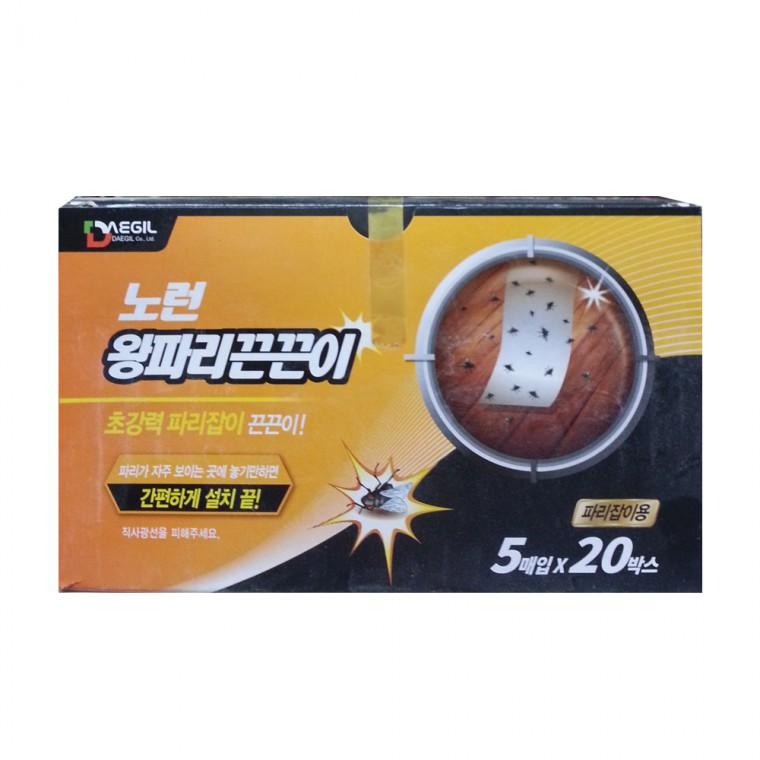 노런 왕파리끈끈이(5매x20박스) 파리잡이용 파리트랩