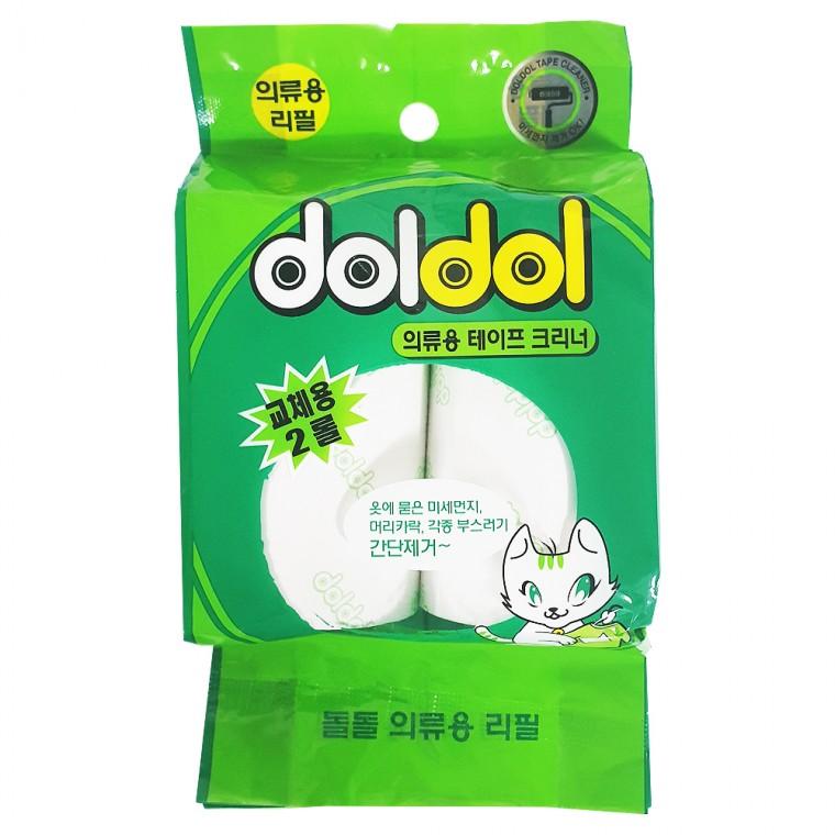 돌돌이 리필2P (소) 테이프클리너 롤크리너 찍찍이 옷