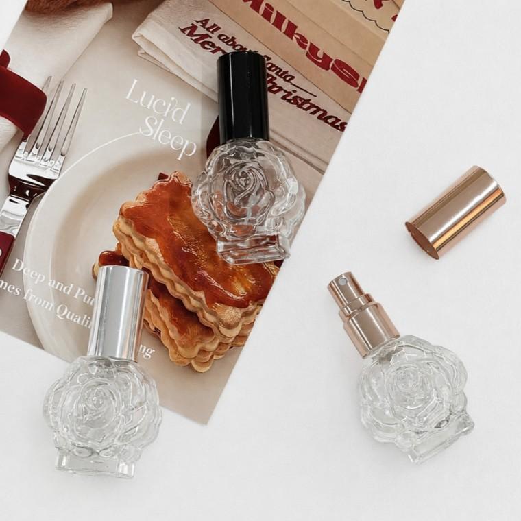 안개분사 장미 스프레이 유리 공병 3색상 10ML