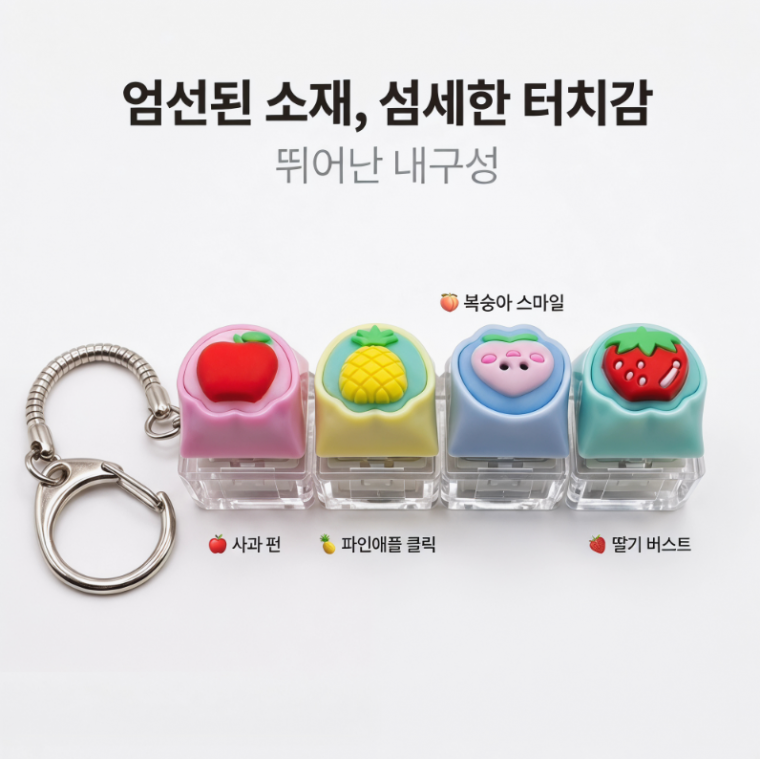 [cm00552]LED 4구 인기 크로스보더 상품 PC 상태 4버튼 상태 이동 스위치 클릭식 캡 스퀴지