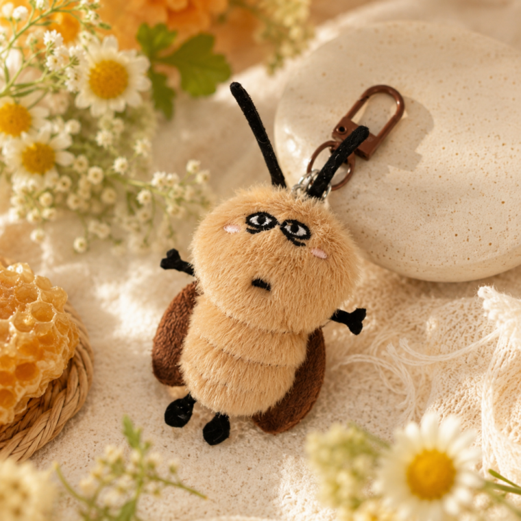 귀여운 꿀벌 인형 키링