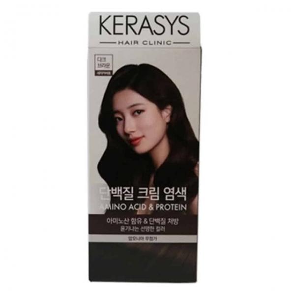 케라시스 염색 다크브라운 120g 크림염색약 셀프염색약