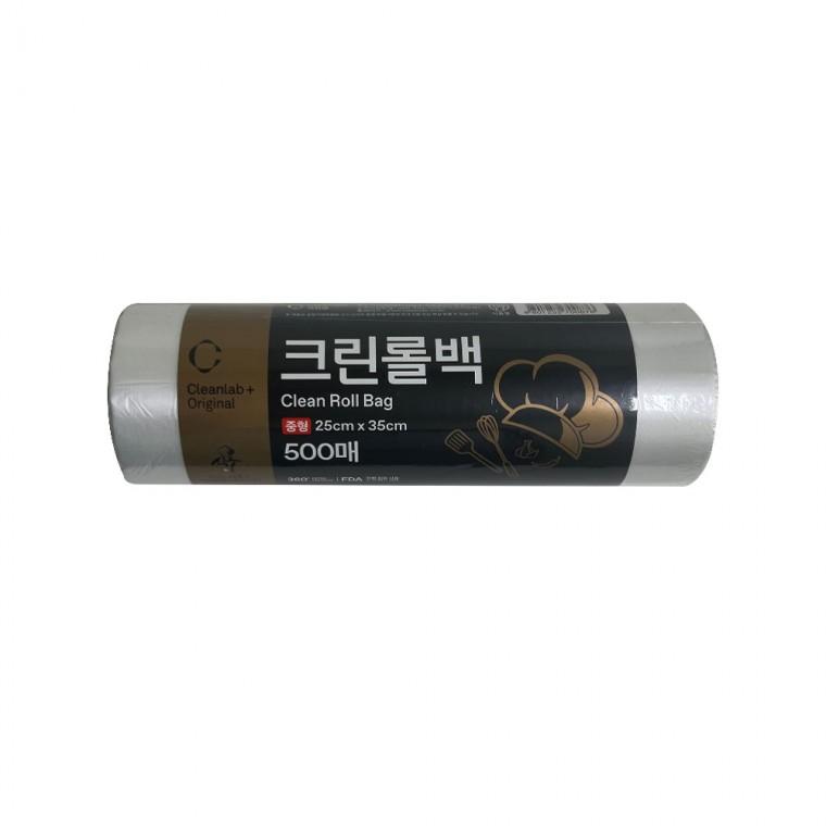 크린랩 식구 롤백 중형 25cmX35cmX500매 -R