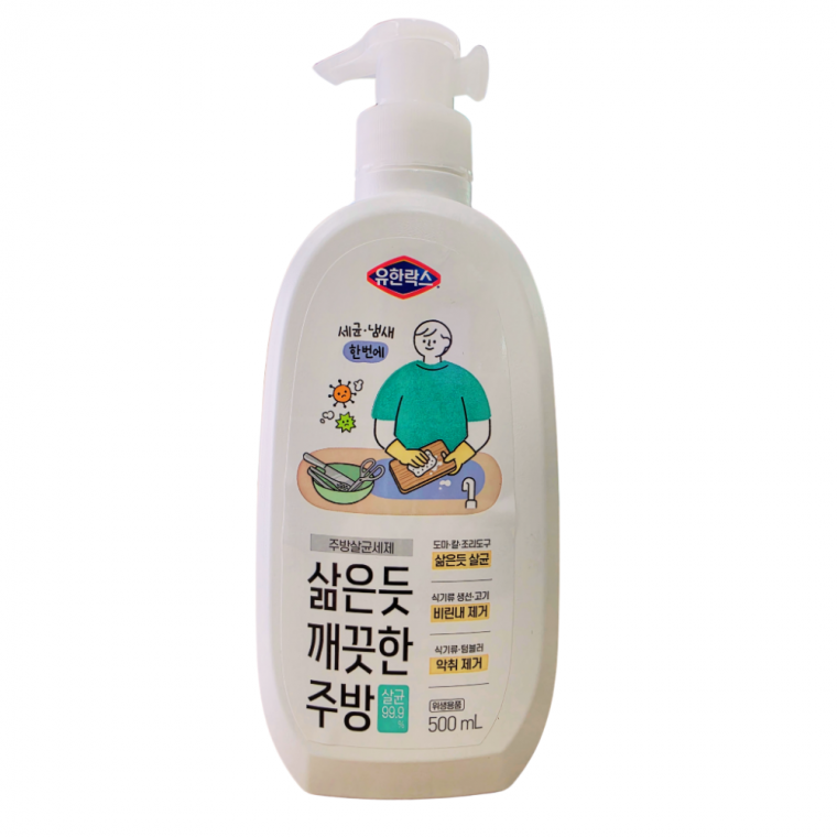 유한락스 도마 행주 식기 세제 500ml