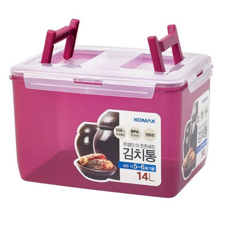 코멕스 국산 김치보관통 14L 밀폐용기 김치통 김장김치 보관