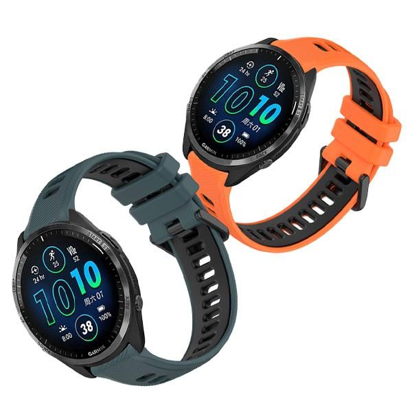 가민 포러너965 945 935 투톤 버클 스포츠 실리콘 밴드 스트랩 22mm Garmin 스마트워치