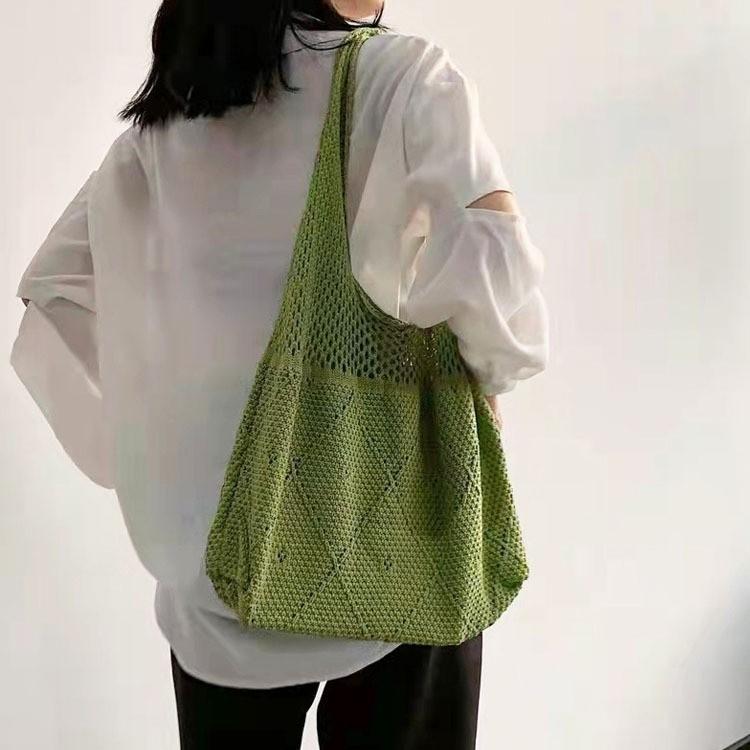 봄여름 숄더백 그물가방 비치가방 에코백 니트짜임
