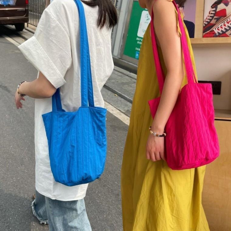패브릭가방 편한 숄더백 비비드컬러 데일리 가볍고