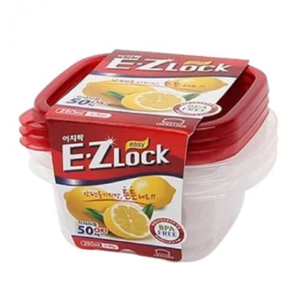 찬통 정사각 250ml 3개 락앤락소분용기 전자렌지반찬통
