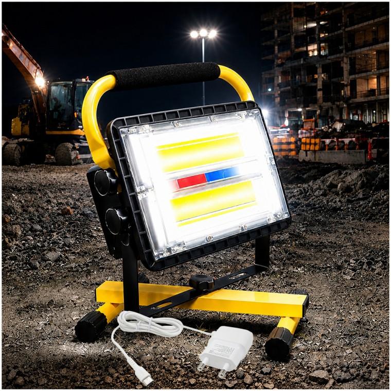 144COB LED 야외 멀티 캠핑 조명등 랜턴 작업등 W860B 투광기 아답터포함