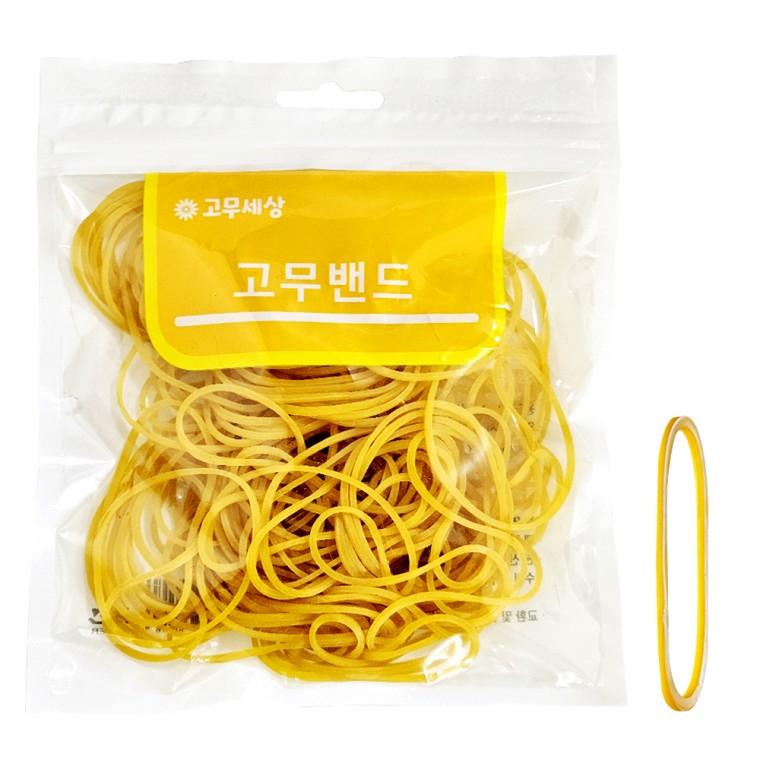 한양 노란 고무줄 70x1.4 (대1176)노랑밴드 미술교재