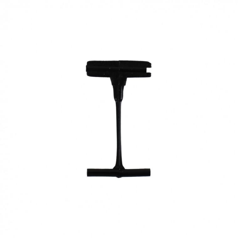 의류 고정 택핀 10mm 블랙