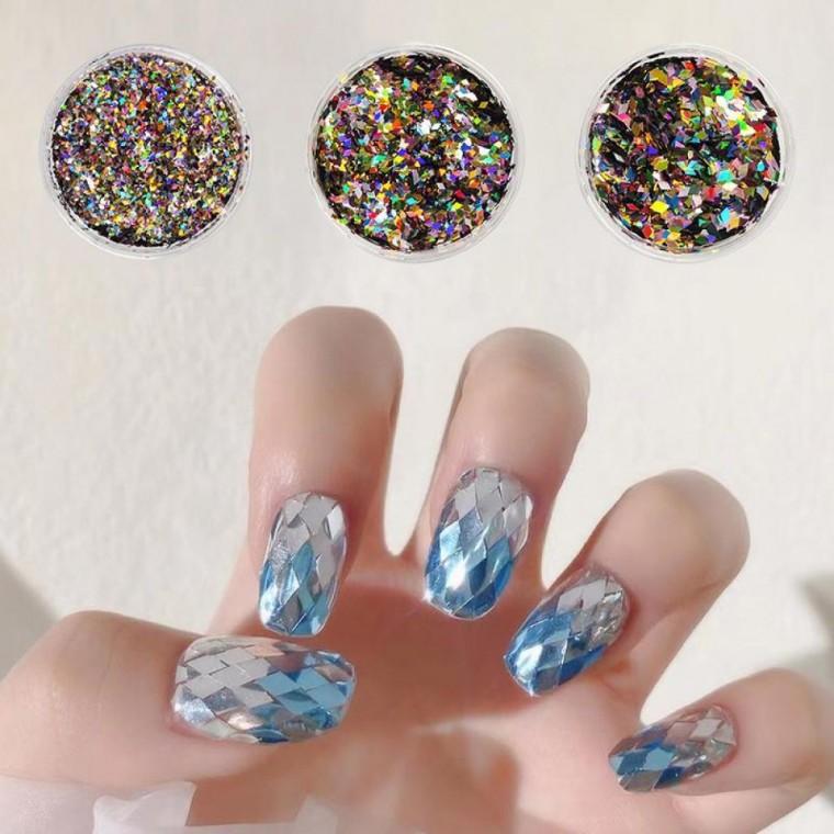 다이아 글리터 30g 네일글리터 믹스글리터 1mm 2mm 3mm 대용량 글리터 네일아트재료