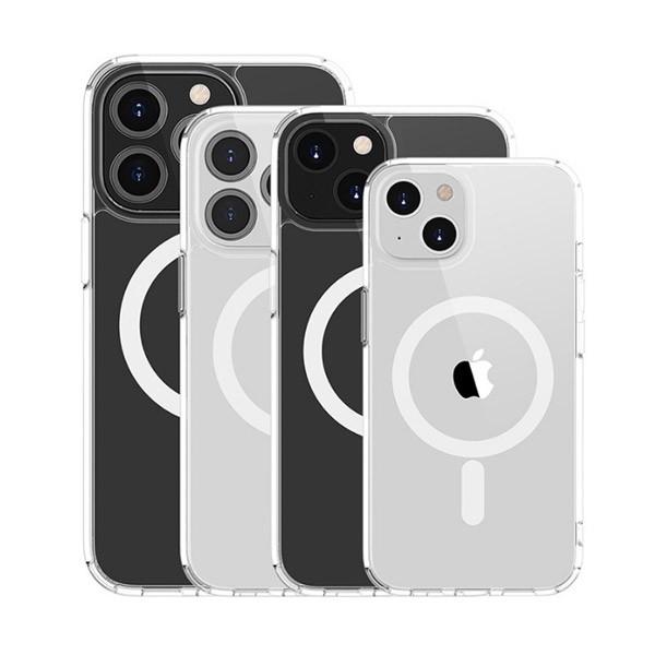 Linkvu 아이폰 맥세이프 호환 투명 젤하드케이스 iPhone17 16 15 14 플러스 13 12 미니 11 프로 XS 맥스