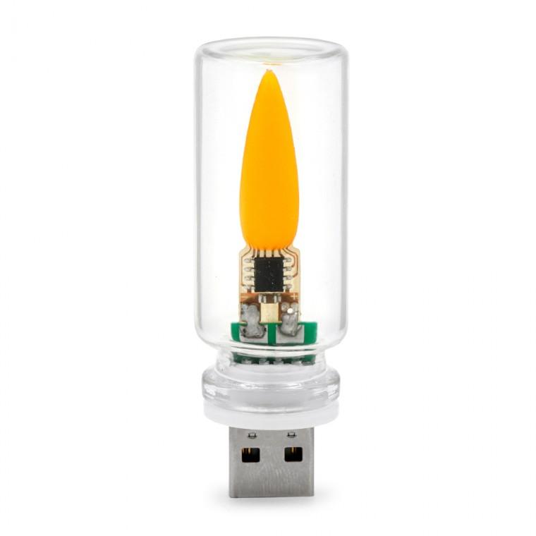 삼에스 차량용 가정용 사무실용 USB 불멍 라이트 C152-LONG투명