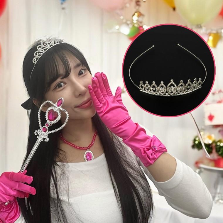 웨딩 티아라 왕관머리띠 B
