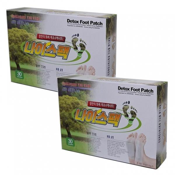 발건강 나이스팩 60포 발바닥 수액시트 힐링건강패치