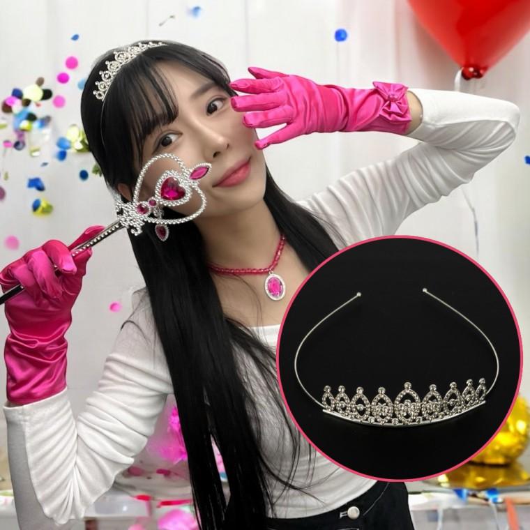 웨딩 티아라 왕관머리띠 A