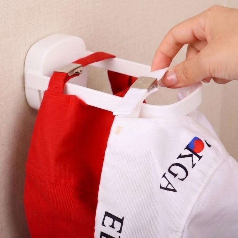 접이식 옷걸이 보관 정리대