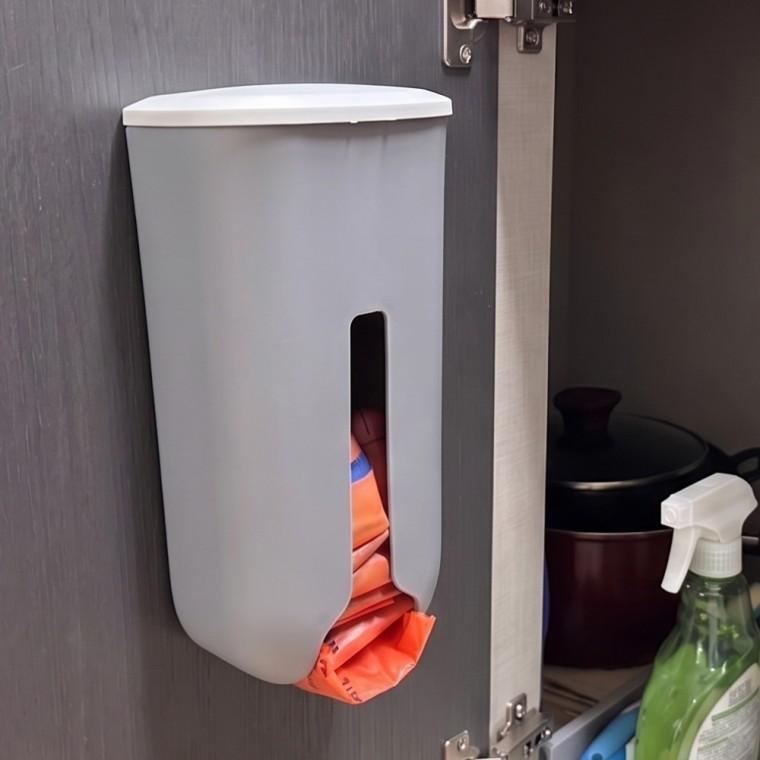 종량제 쓰레기 비닐 봉투 정리함 그레이