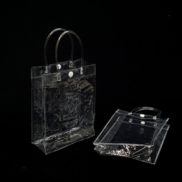 PVC 투명 쇼핑백 선물가방 세로 소