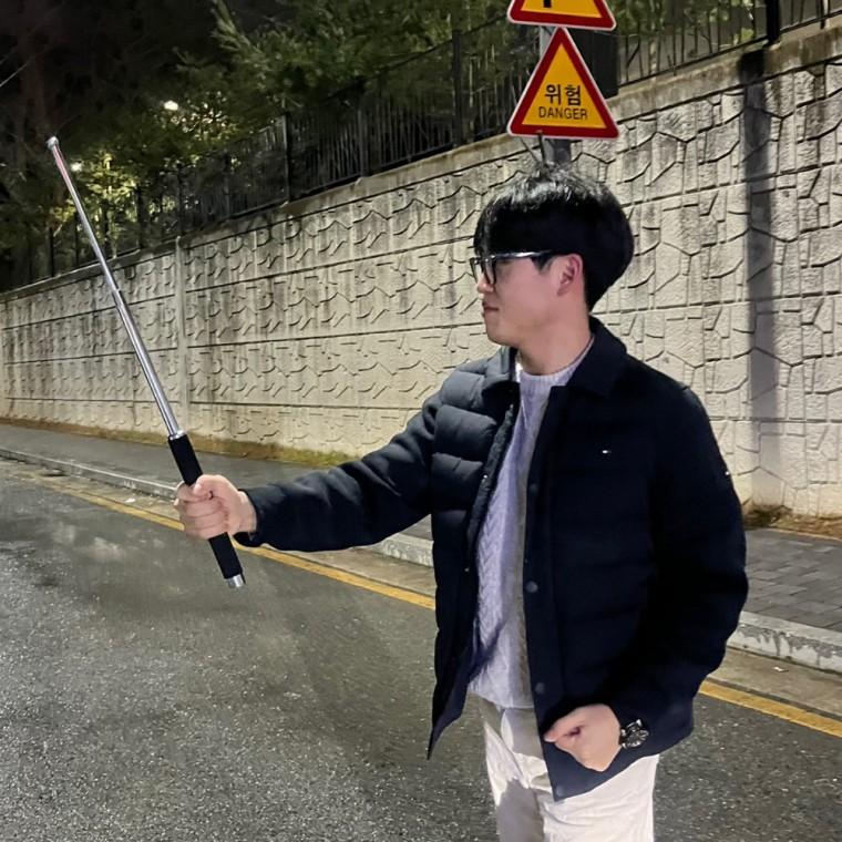 휴대용 삼단봉 호신봉 66cm