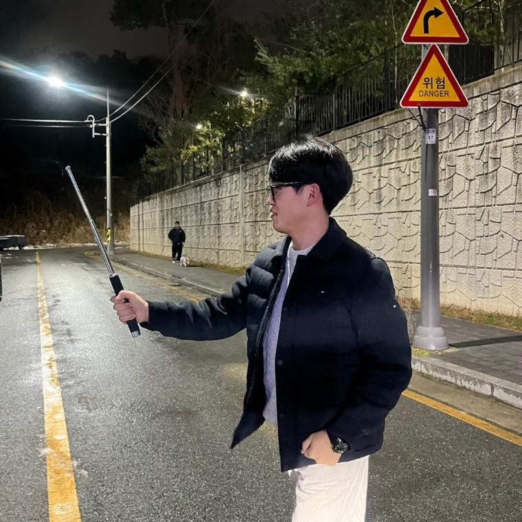 휴대용 삼단봉 호신봉 54cm